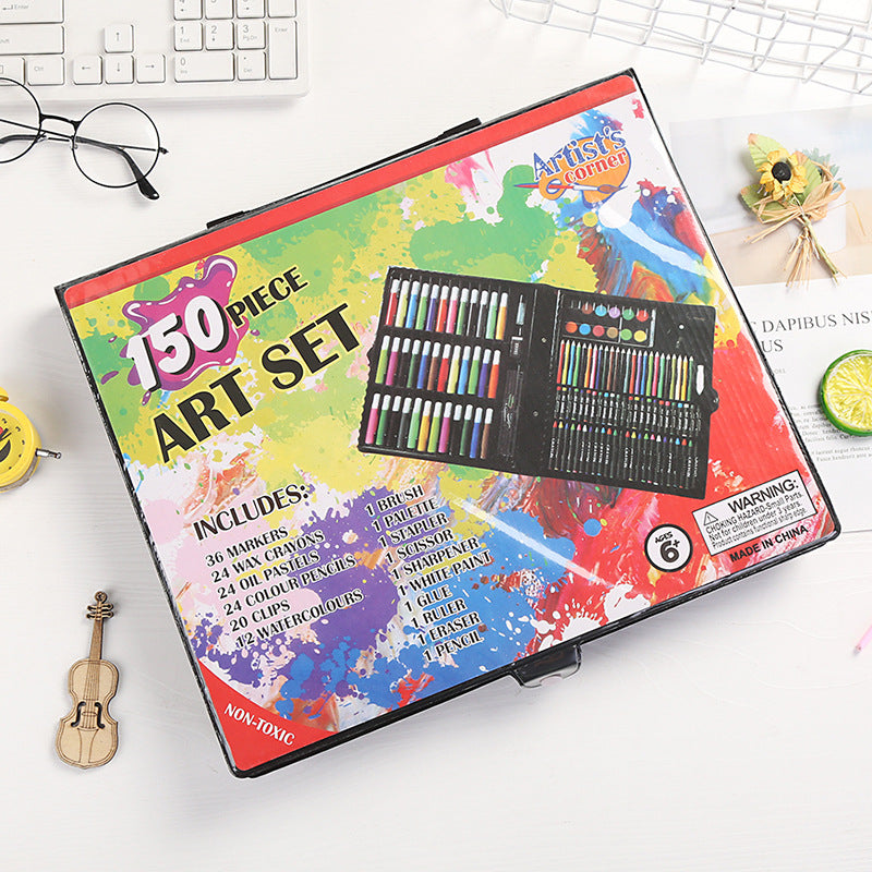 Kit de arte com 150 peças